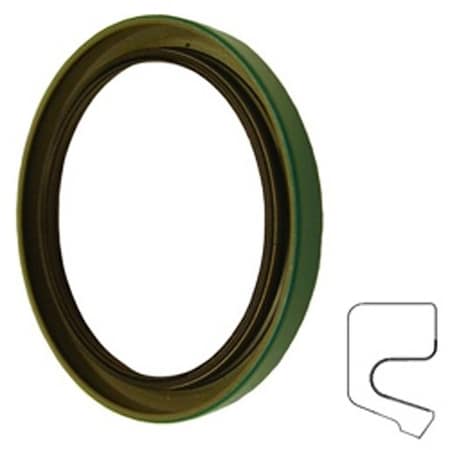 Garlock 9 in. Shaft Dia, 10-1/4 in. Housing Bore, 5/8 in. Nominal Width, Mill-Right N Lip 25003-4505